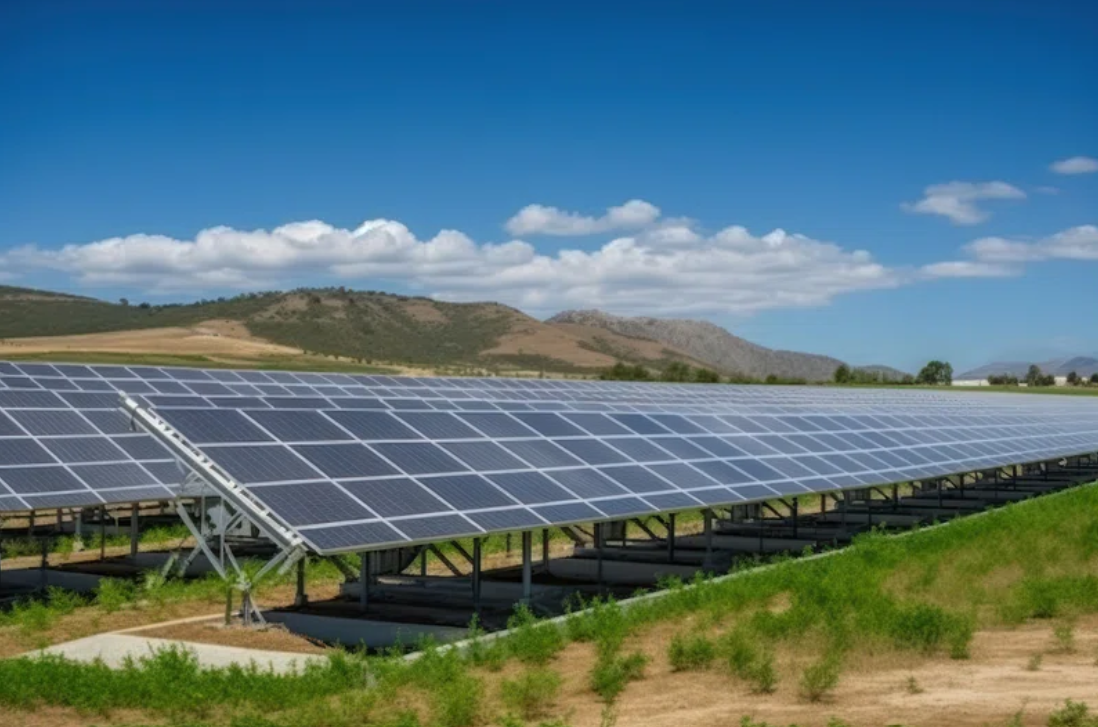 Champs photovoltaïque, ombrière photovoltaïques, énergie renouvelable